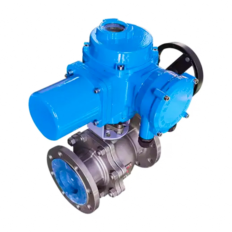 Q941F Elektrikli Flanş Top Valfi